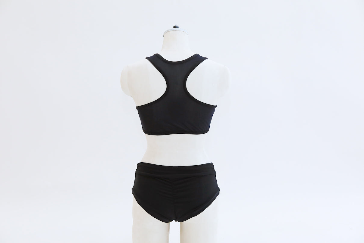 【長時間着けても疲れないスポーツブラ】Viola Top Black