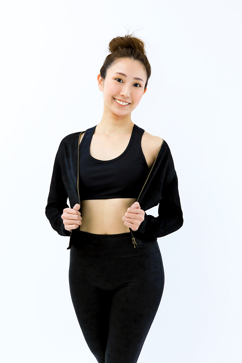 【長時間着けても疲れないスポーツブラ】Viola Top Black